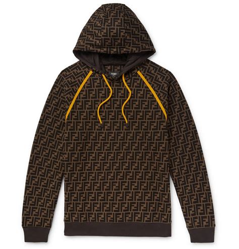 fendi logo hoodie|authentic fendi hoodie.